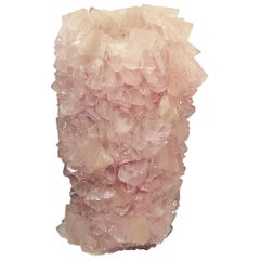 Crystal Vase Old Pink Small by Isaac Monte