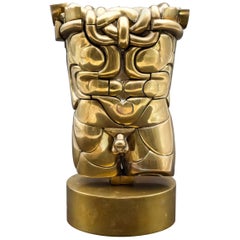 Miguel Ortiz Berrocal Goliath Puzzle Brass Sculpture