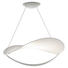 Foscarini Plena Suspension Lamp in White by Eugenio Gargioni & Guillame Albouy