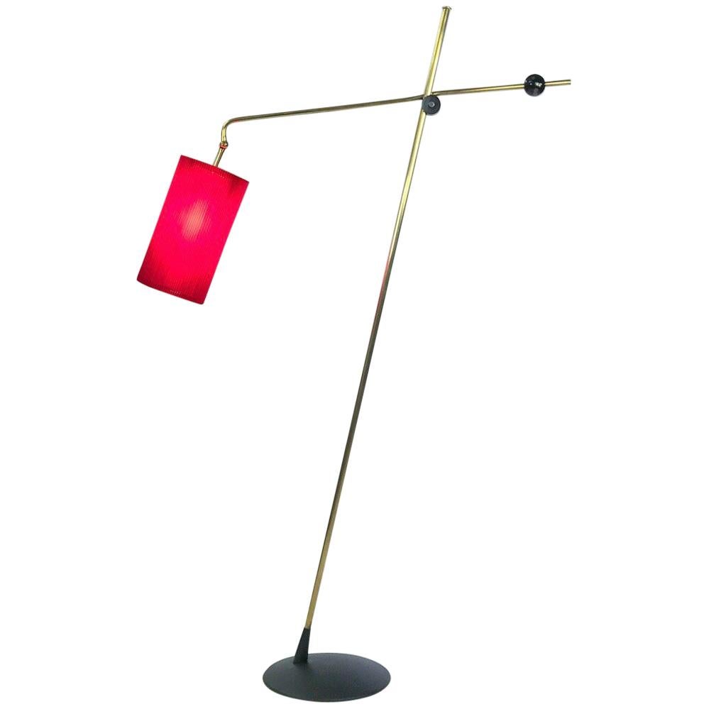 Floor Lamp Made by Arno Leuchten 1950s Berlin, Germany For Sale