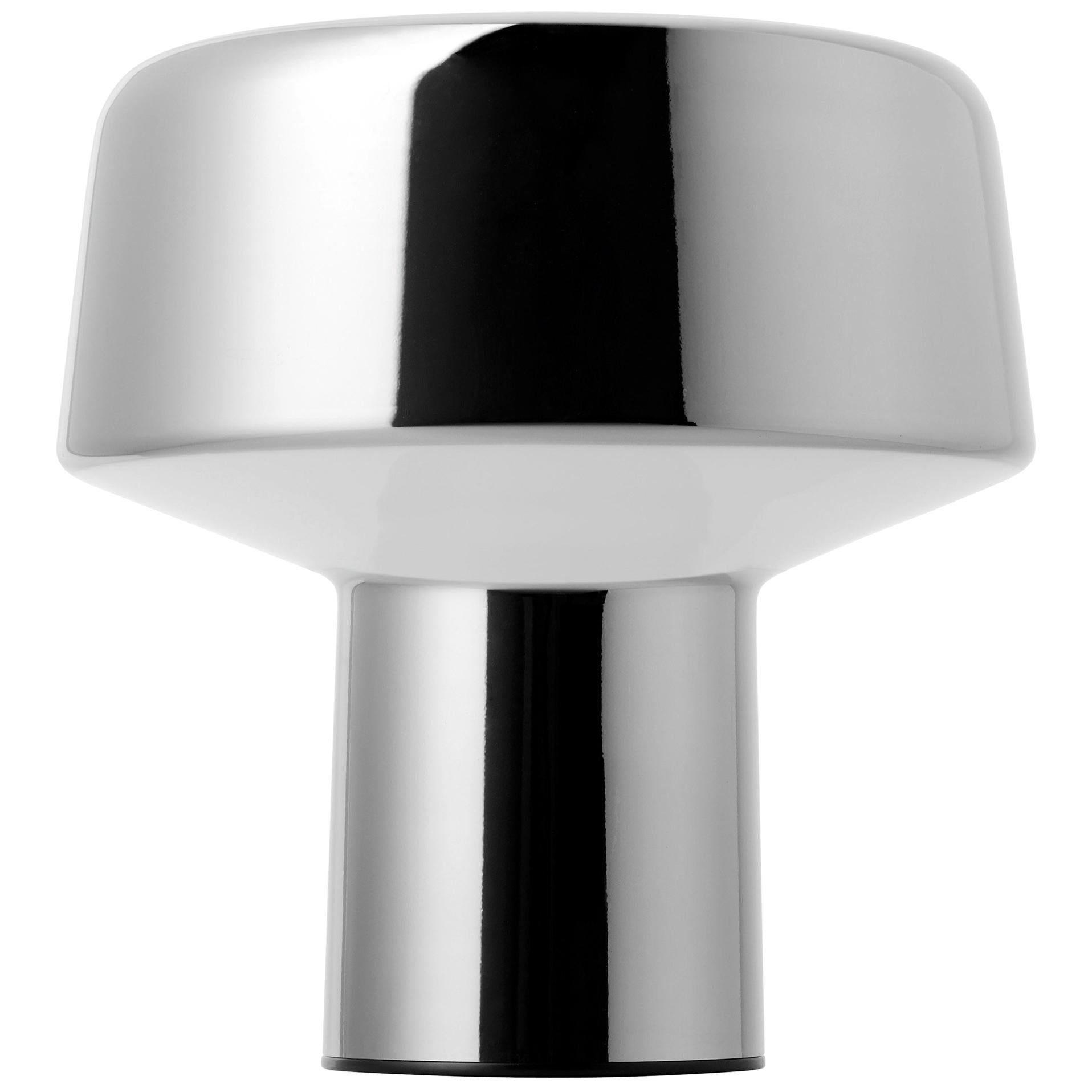 Foscarini Glass Drop Table Lamp in Chrome by Diesel For Sale at 1stDibs