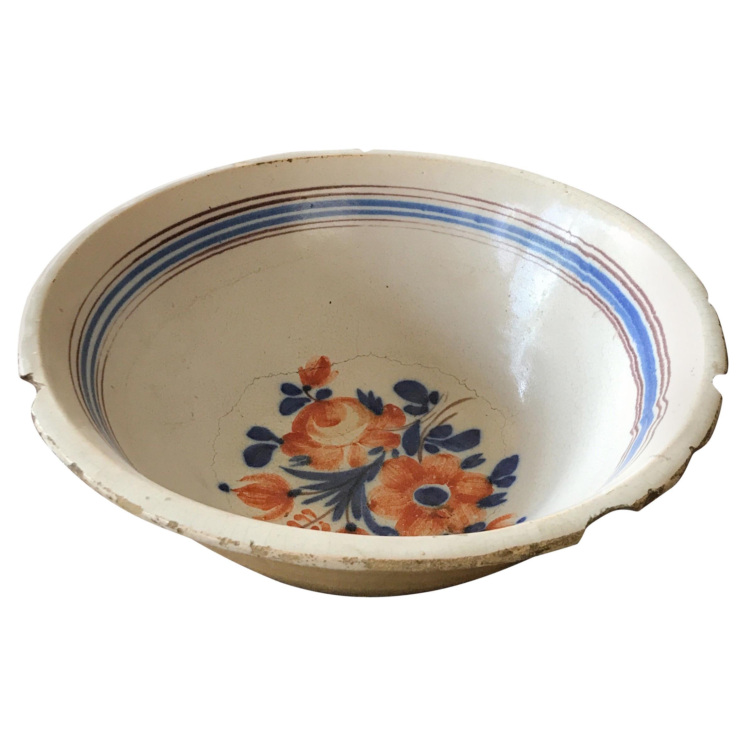 Bowl “Brugge” Bruges 17th Century Pottery