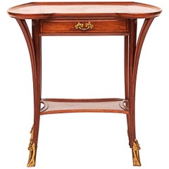 "Majorelle" Art Nouveau Mahogany Table