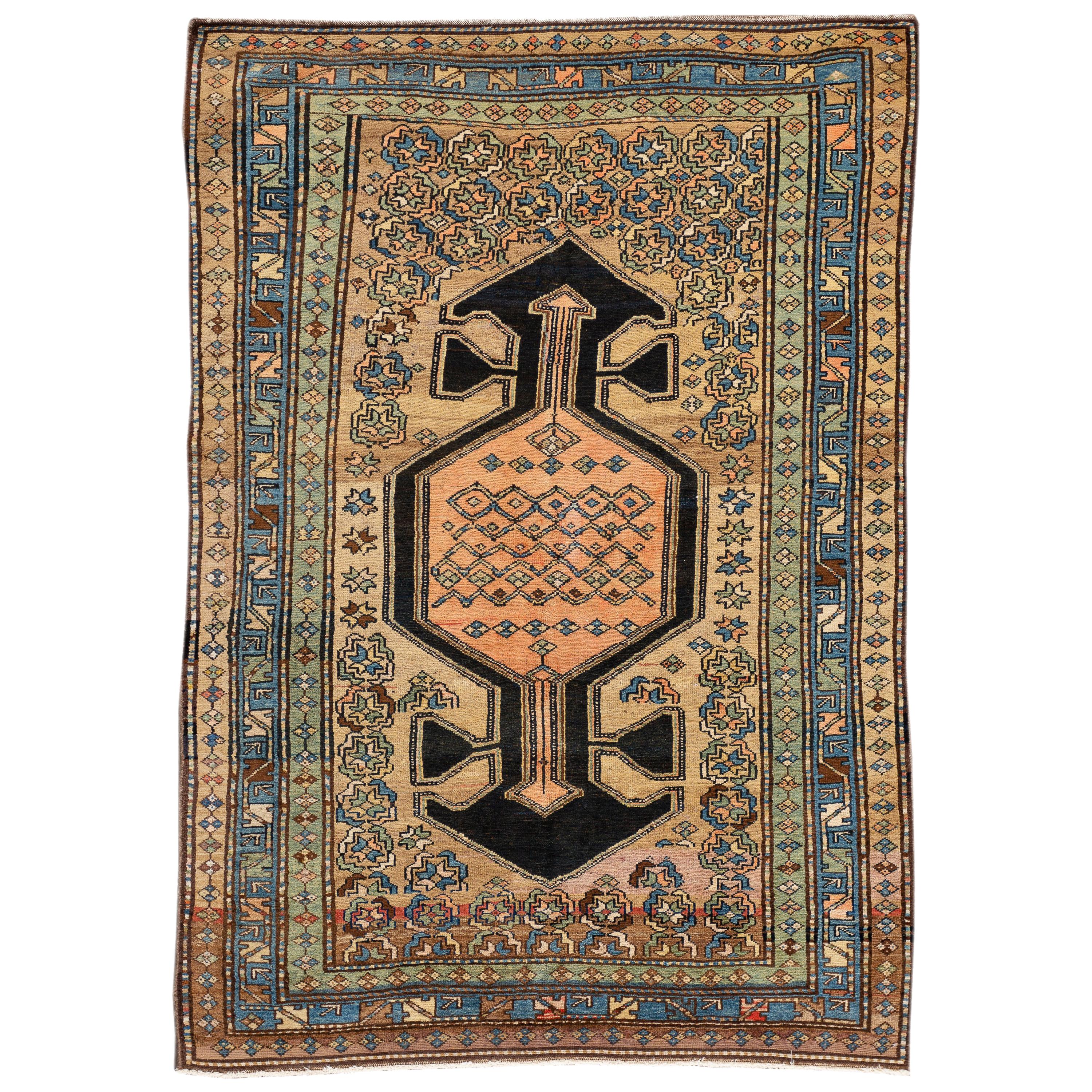 Early 20th Century Scatter Malayer Rug For Sale