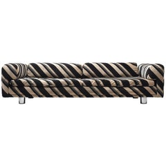 Howard Keith Großes Sofa mit original gestreifter Polsterung