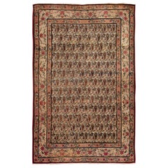 Late 19th Century Kerman Scatter Rug