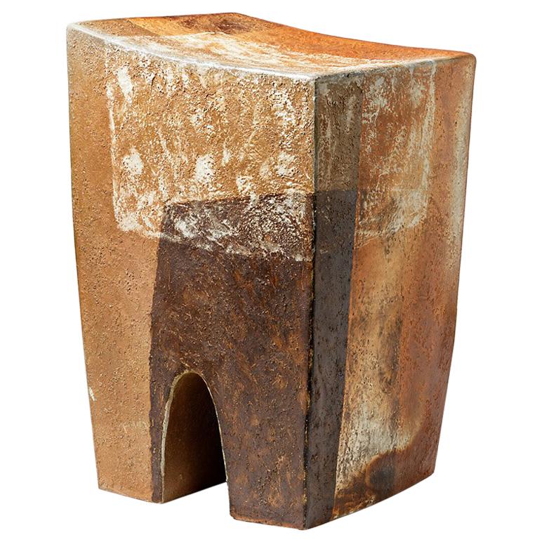 Ceramic Stool by Martin Goerg, circa 2018 For Sale