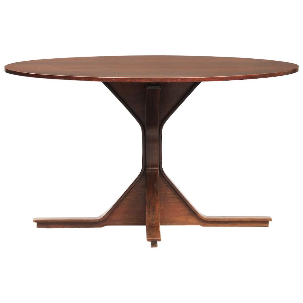Gianfranco Fratinni Rosewood Dining Table, Model 522, for Bernini