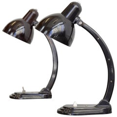Antique Modernist Bakelite Desk Lamps, circa 1920s