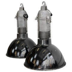 Extra Large Factory Lights by Phillips, circa 1950s