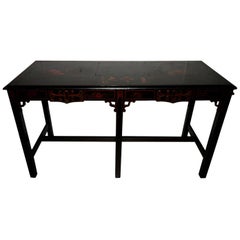 Antique SALE! Fabulously Sleek Console Table or Server in the Chinese Chippendale Style