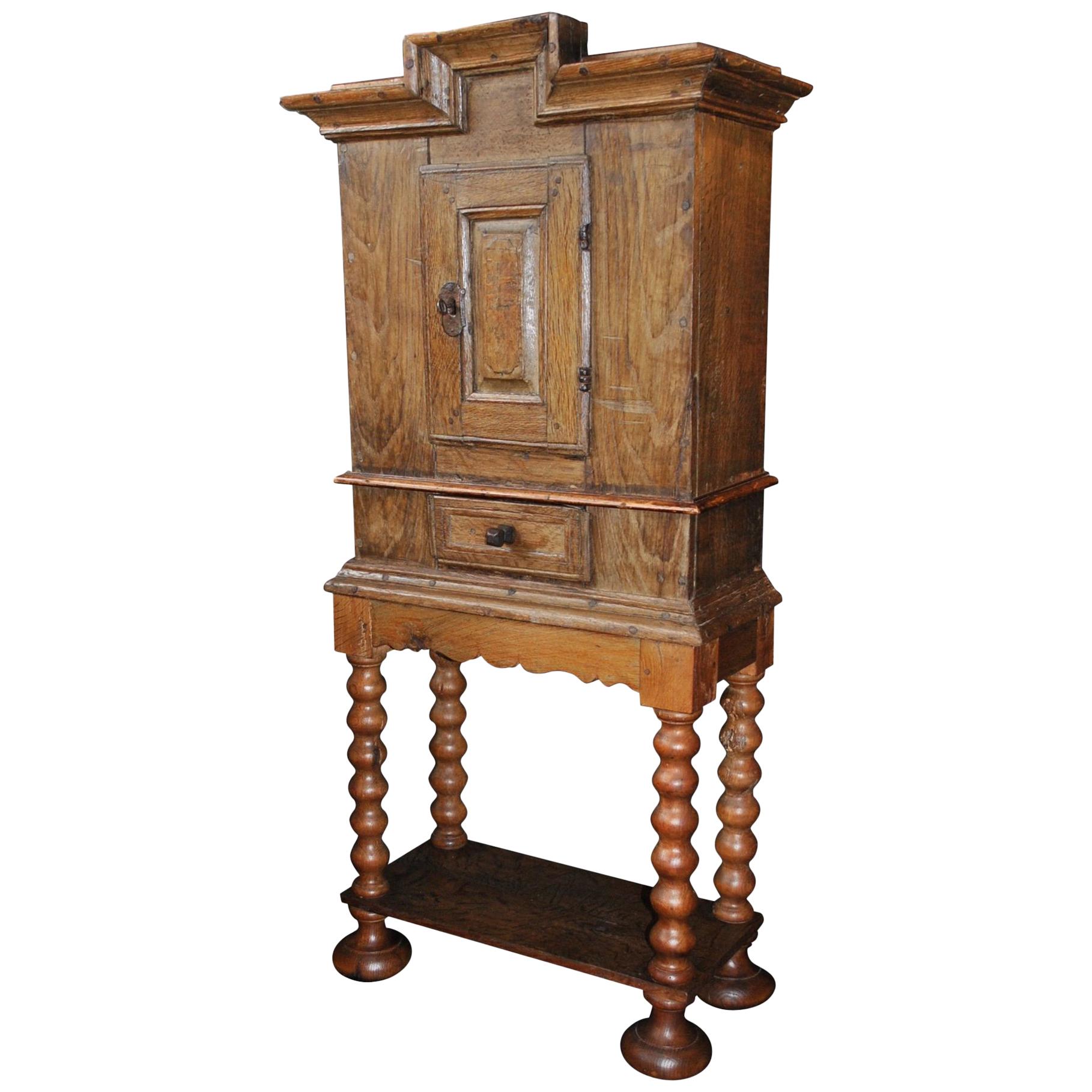 Antique Handcrafted Gustavian Cabinet, circa 1800