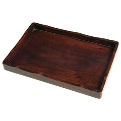 Japanese Rosewood Tray in a Chinoiserie Style