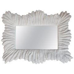 Vintage Faux Coral Mirror