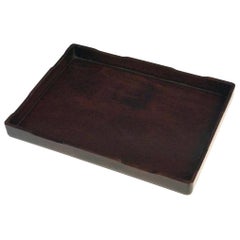 Japanese Rosewood Tray in a Chinoiserie Style