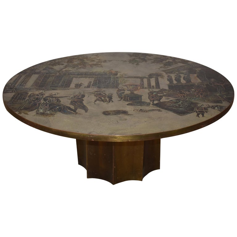 Laverne Odyssey Round Tail Table 1960s At 1stdibs Laverne Odyssey Round Tail Table, Round Table La Verne