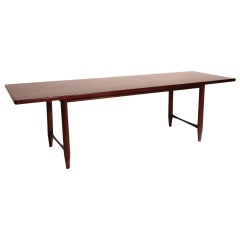 American Mid-Century Modern Rosewood Veneer Cocktail Table