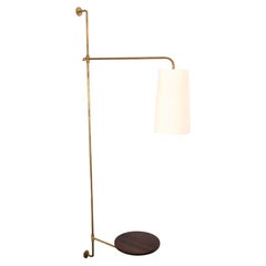 French Wired Pole Sconce with Table by Orange Los Angeles