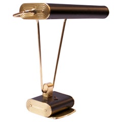 Eileen Gray Art Deco Brass Desk Lamp