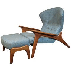 Adrian Pearsall Lounge Chair and Ottoman