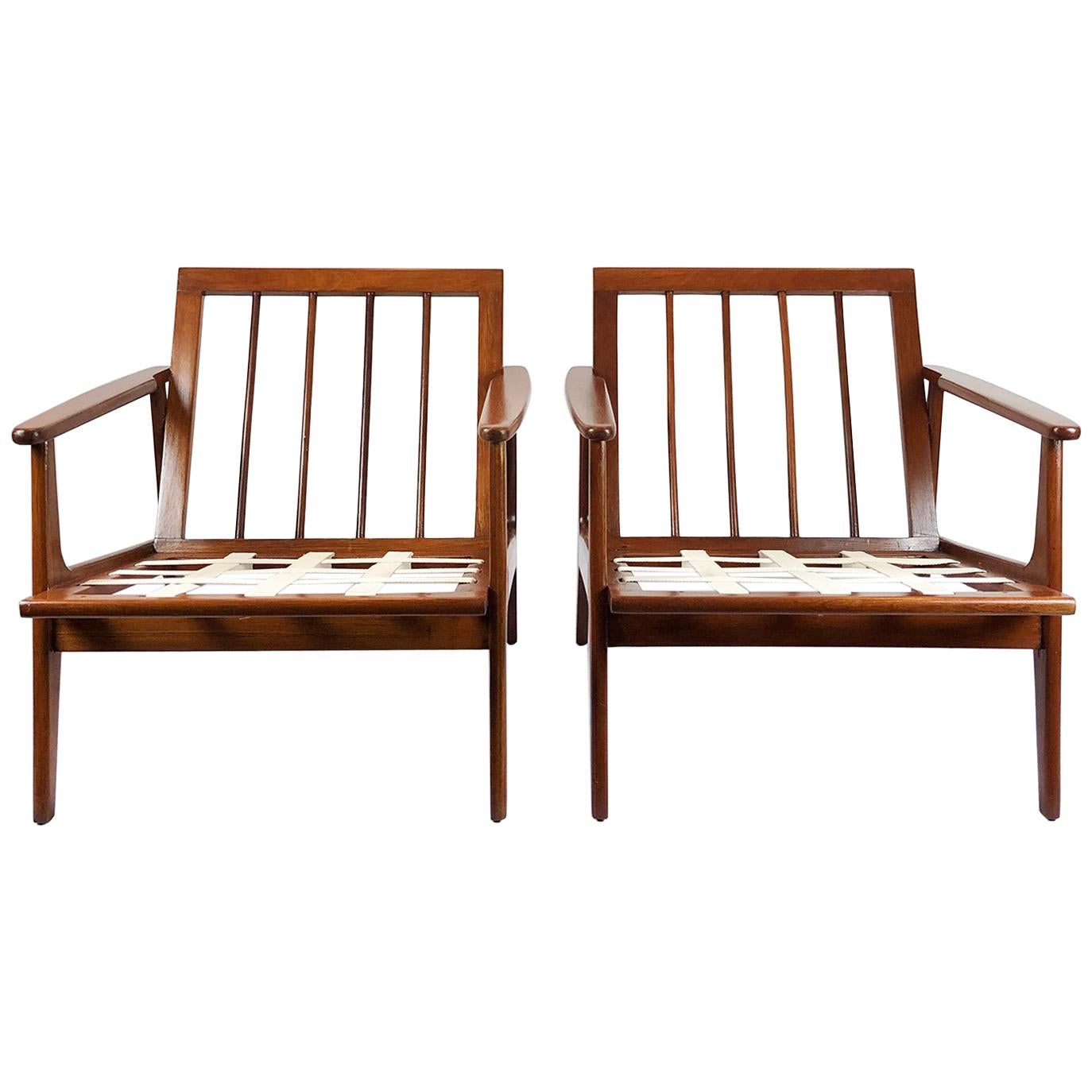 Pair of Armchairs in the Style of Clara Porset