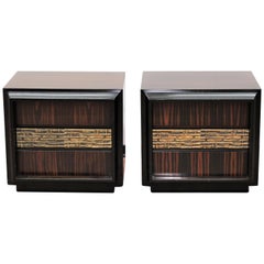 Used 20th Century Modern Design Rosewood Set of 2 Nightstands