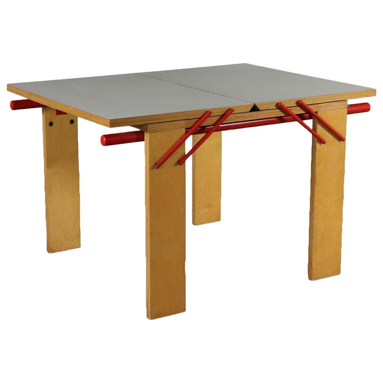 Openable Table by Stefano Stefani for Pallucco, Italy, 1980s at 1stDibs