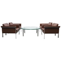 Rare Set of Lounge Chairs & Coffee Table by Horst Bruning for Kill International