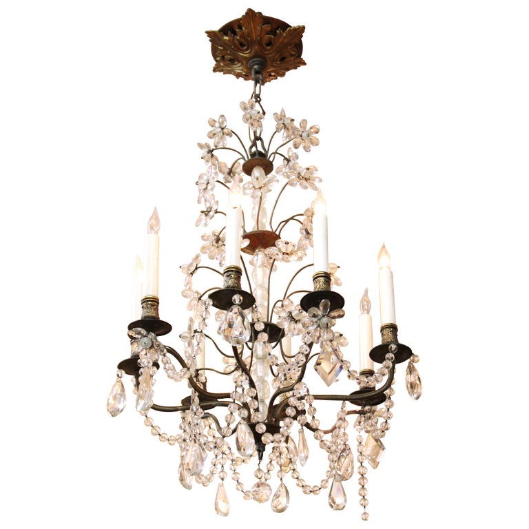 Hollywood Regency Princess Chandelier at 1stDibs