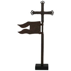 French 17th Century Forged Iron Weathervane