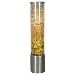 20th Century multi-color fragment of glass Vetreria D'Arte Giuliani Floor Lamp