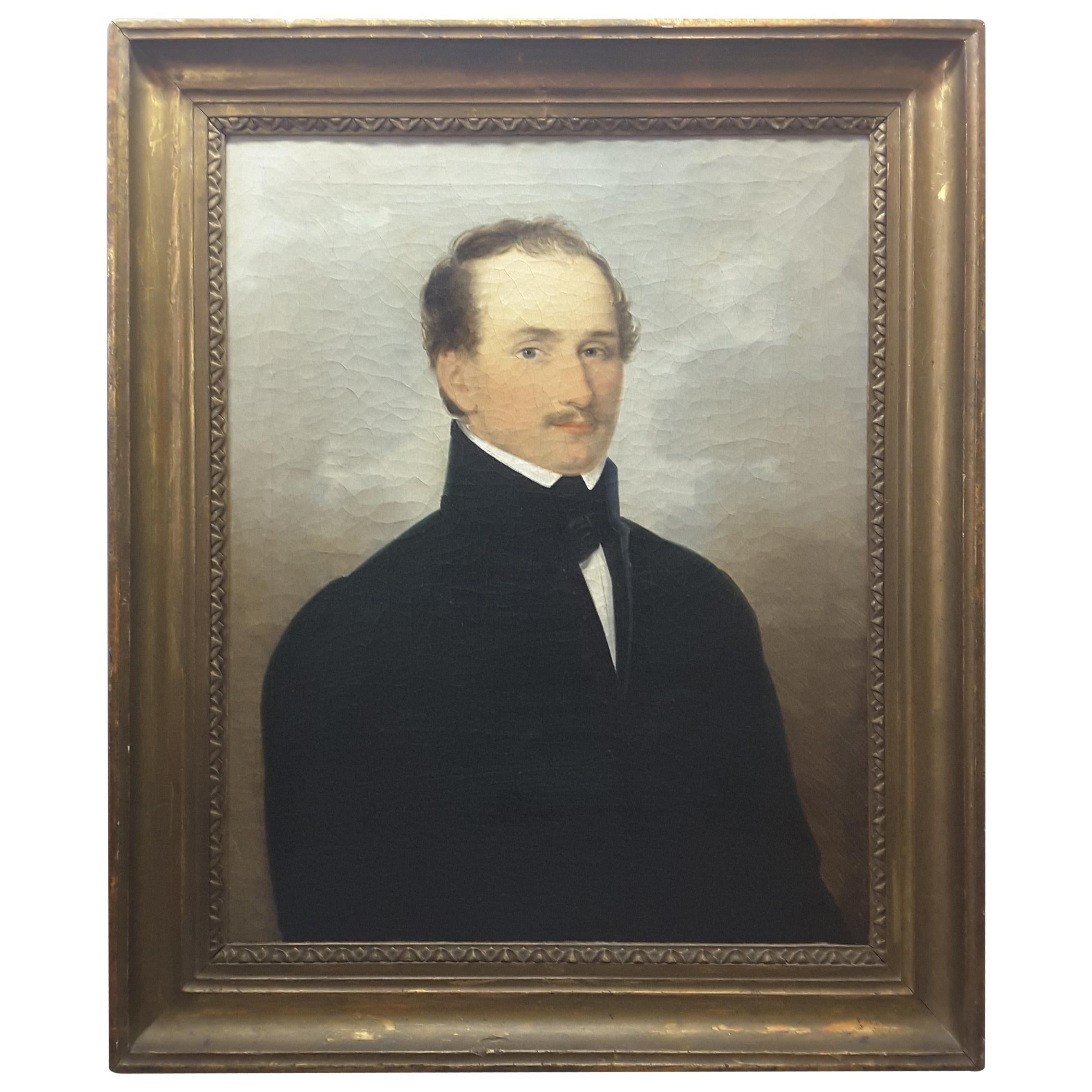 English 19th Century Portrait of a Gentleman For Sale