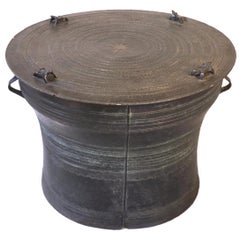 Burmese Karen Bronze Frog Drum