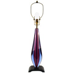 Seguso Italian Murano Glass Table Lamp