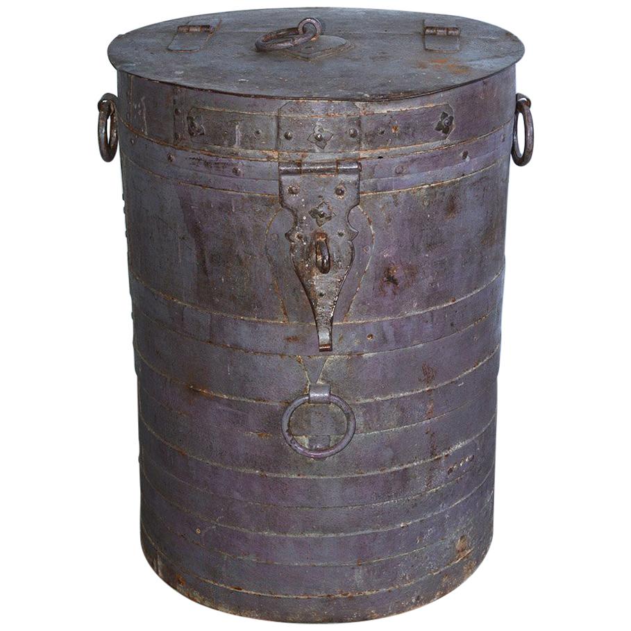 Large Rustic Grain Container