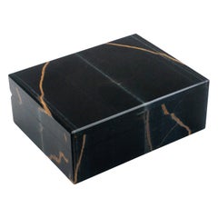 Falcon's Eye Semi-Precious Stone Box