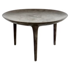 Rick Owens Cast Bronze Low Brazier Side Table Nitrate Patina