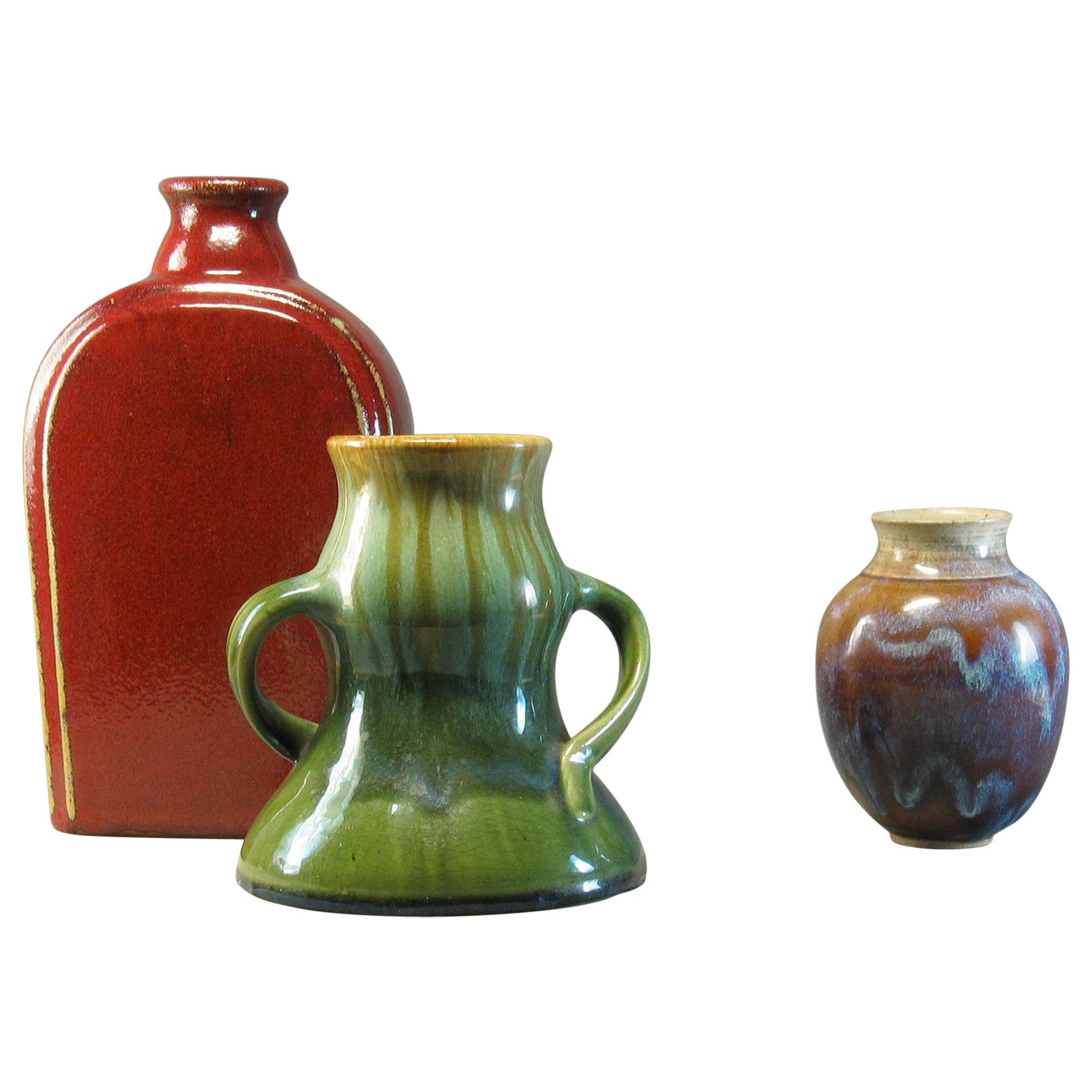 Group of Three 20th Century Art Pottery Pieces