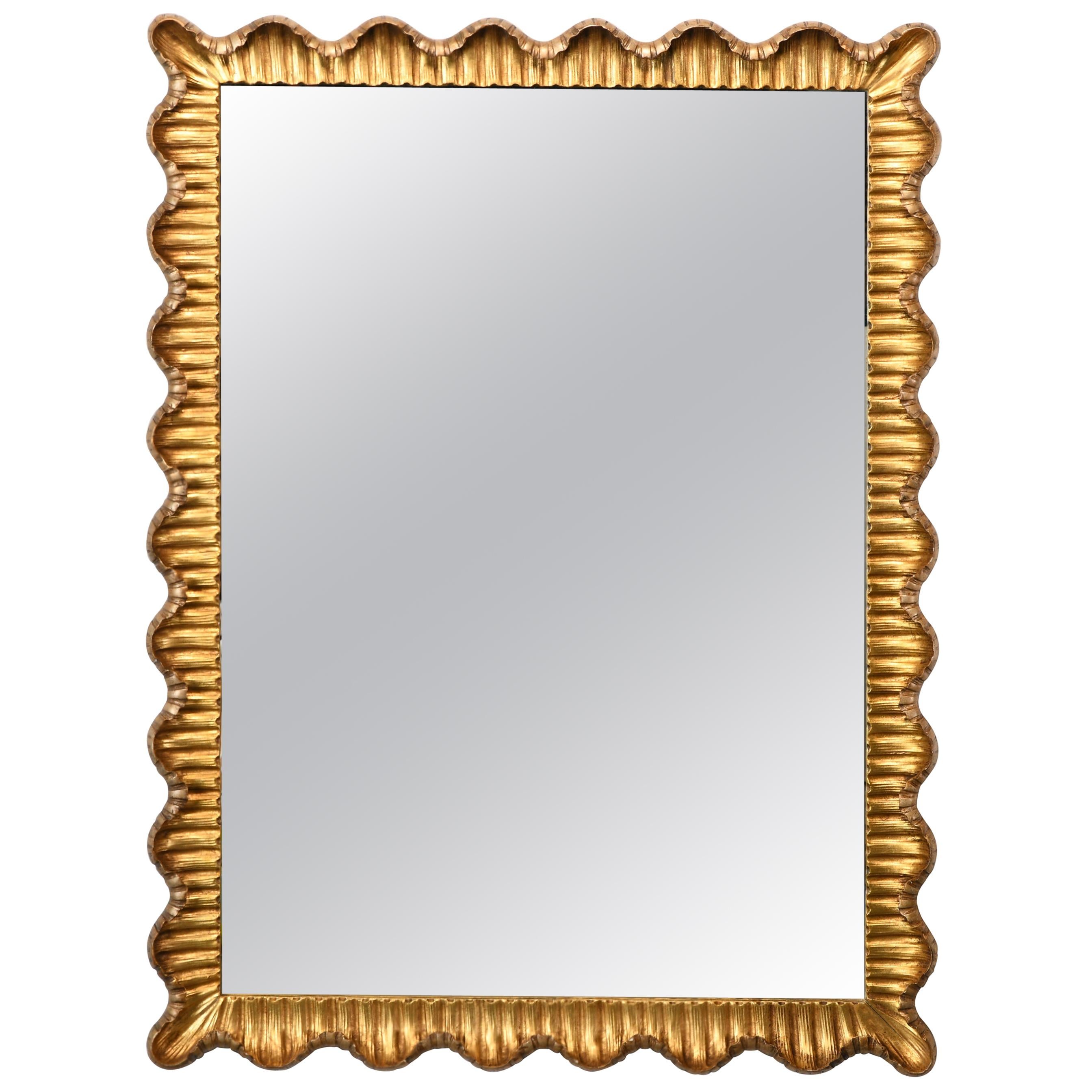 Danby Scalloped Italian Mirror, 1950s