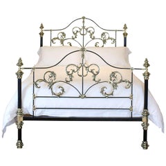 Vintage Bespoke Brass and Iron Tangier Bed