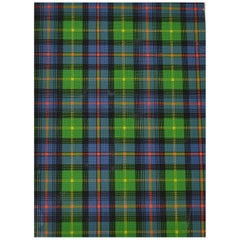Antique Print of the Scottish Clan Farquharson Tartan, circa 1860