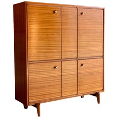 Stunning Midcentury Teak Drinks Cabinet Sideboard, circa 1950s