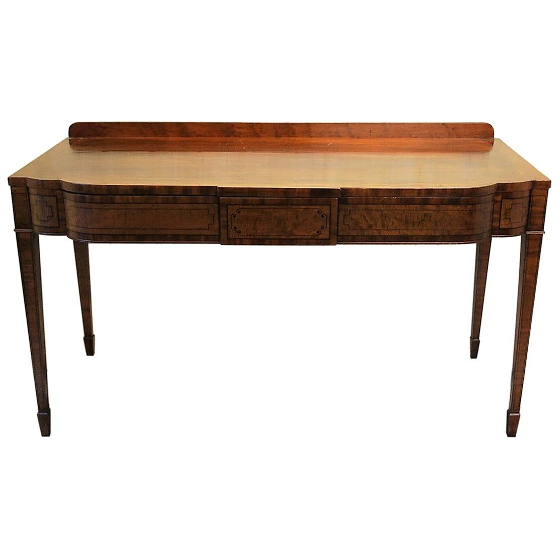 Regency Mahogany Serving Table or Console Table For Sale