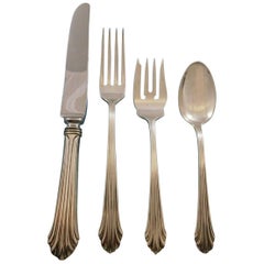 Homewood by Stieff Sterling Silver Flatware Set for 12 Service 48 Pieces