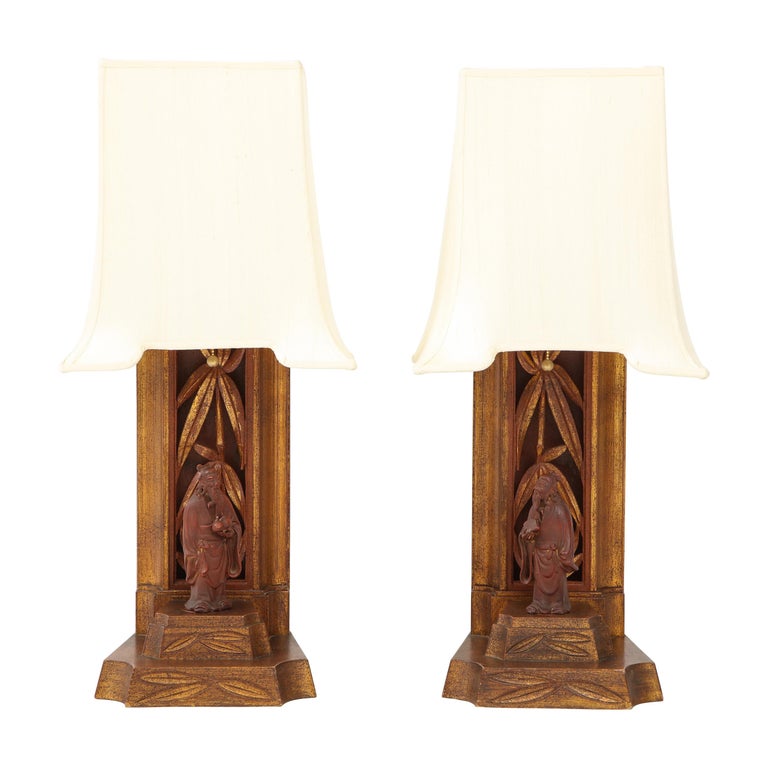 Pair of 1950s James Mont Lamps For Sale at 1stDibs lamps from the 1950s
