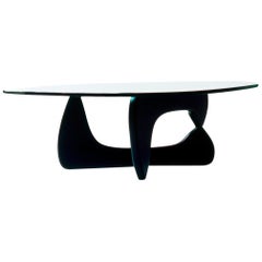 Retro Isamu Noguchi Mid-Century Modern Coffee Table Herman Miller Signed Ebonized 1948