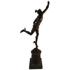 1920s Bronze Sculpture of Mercury