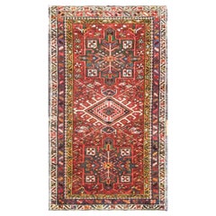 Antique Persian Karaja Heriz Rug