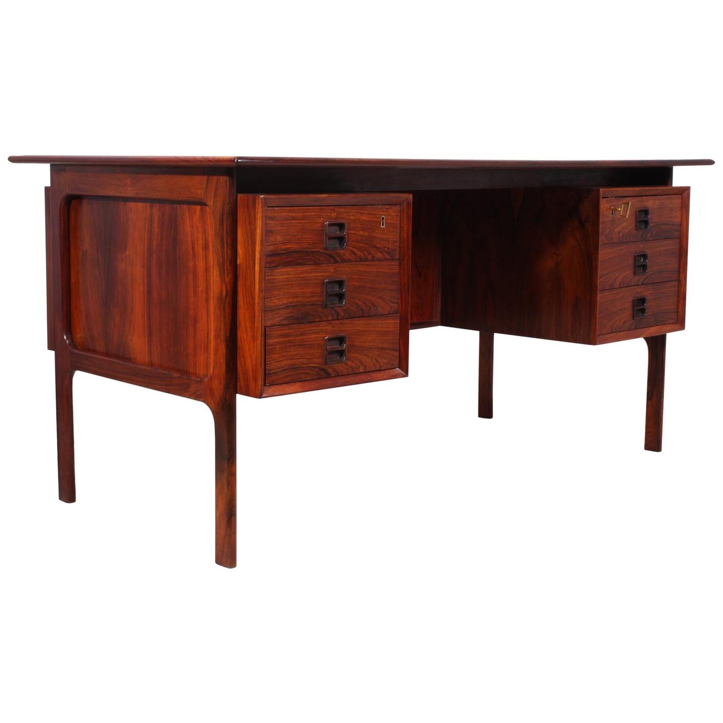 Midcentury Rosewood Desk by Arne Vodder