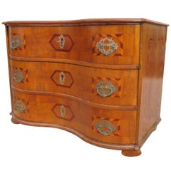 Marquentry Baroque Commode Oakwood from the 1750s